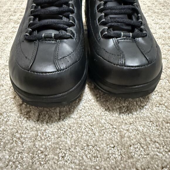 NEW Sketchers Shape Ups Slip Resistant Work 76567 Womens 8.5 Black Shoes Sneaker - Picture 3 of 16